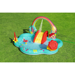 Piscina-centru de joaca gonflabil Bestway Disney Little Mermaid 91097BW (Multicolour) Thumb