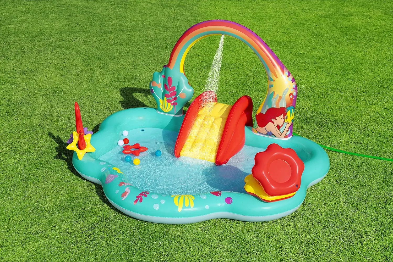 Piscina-centru de joaca gonflabil Bestway Disney Little Mermaid 91097BW (Multicolour) - 11