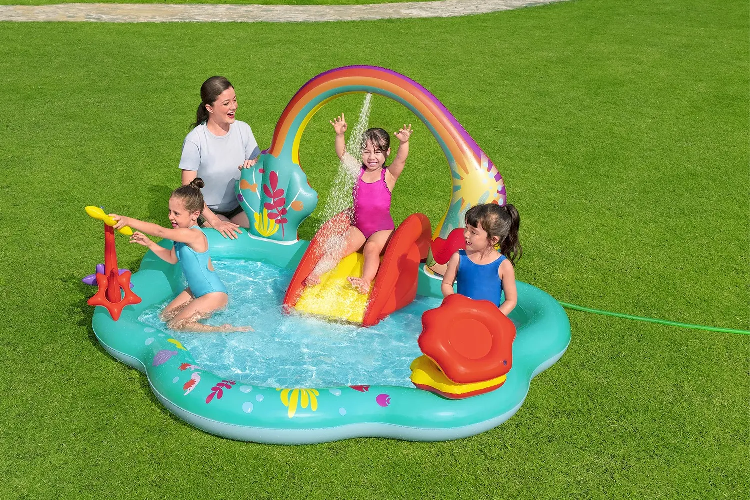 Piscina-centru de joaca gonflabil Bestway Disney Little Mermaid 91097BW (Multicolour) - 5