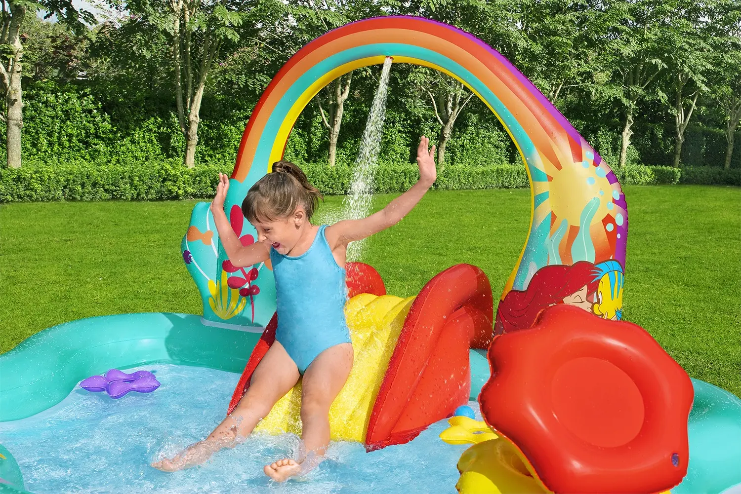 Piscina-centru de joaca gonflabil Bestway Disney Little Mermaid 91097BW (Multicolour) - 6