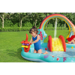 Piscina-centru de joaca gonflabil Bestway Disney Little Mermaid 91097BW (Multicolour) Thumb