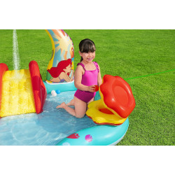 Piscina-centru de joaca gonflabil Bestway Disney Little Mermaid 91097BW (Multicolour) Thumb