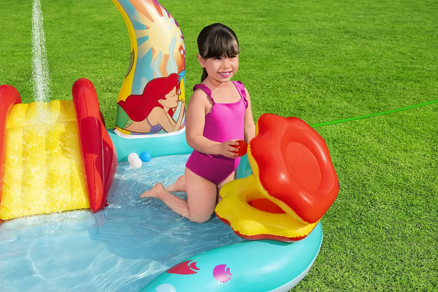 Piscina-centru de joaca gonflabil Bestway Disney Little Mermaid 91097BW (Multicolour) - 8