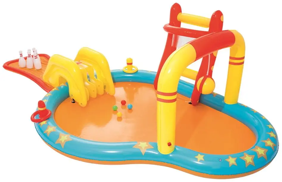 Piscina-centru de joaca gonflabil Bestway Little Champions 53068 (Orange)