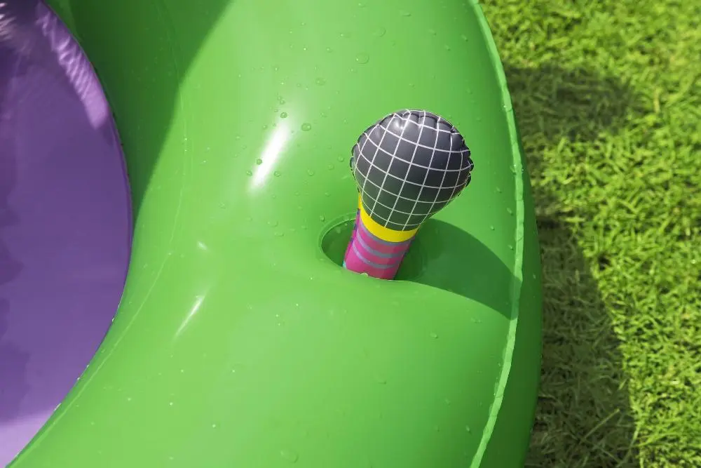 Piscina-centru de joaca gonflabil Bestway Music 53117 (Green/Purple) - 2