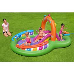Piscina-centru de joaca gonflabil Bestway Music 53117 (Green/Purple) Thumb