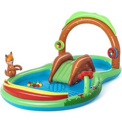 Piscina-centru de joacă gonflabil Bestway Playing Woods 53093