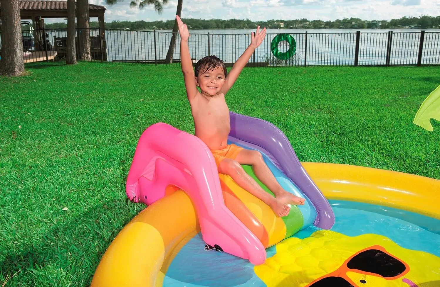 Piscina-centru de joacă gonflabil Bestway Sunnyland Splash 53071 - 13