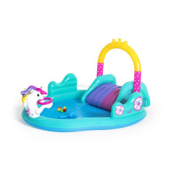 Centru de joaca gonflabil Bestway Magical Unicorn 53097BW (Blue)