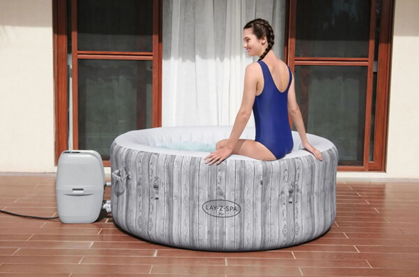 Jacuzzi Bestway Fiji AirJet 60085BW (Grey)