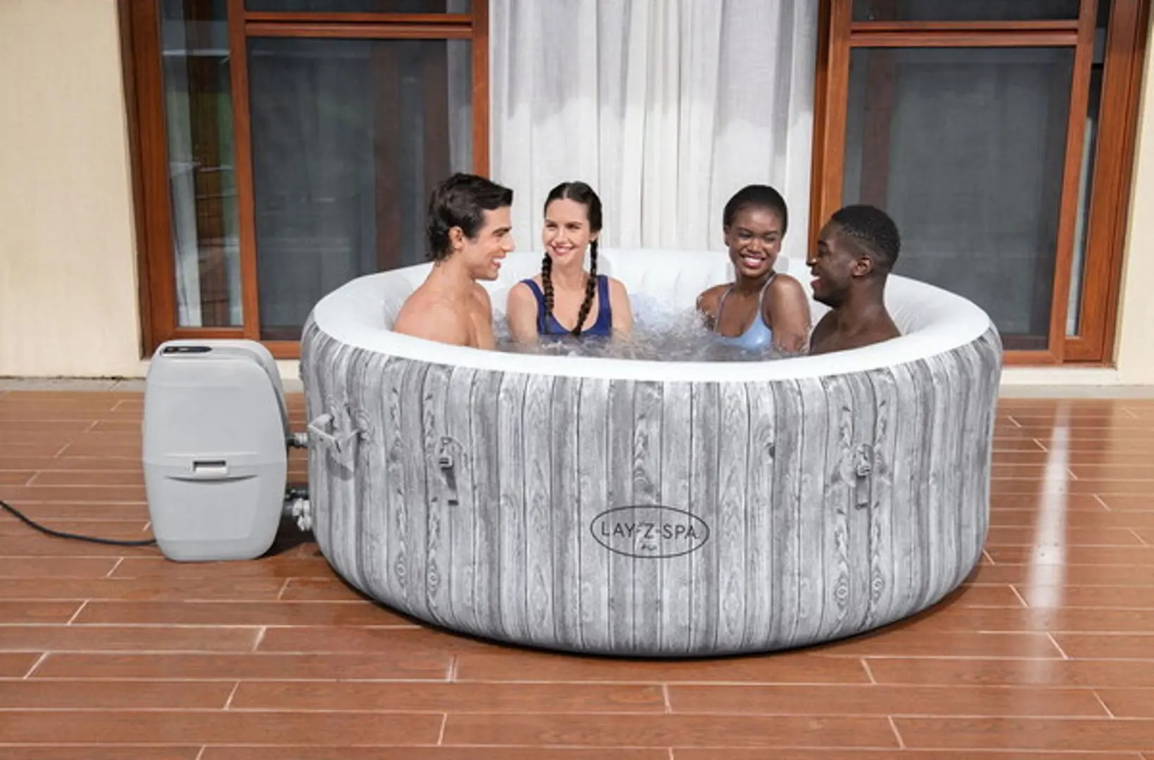 Jacuzzi Bestway Fiji AirJet 60085BW (Grey)