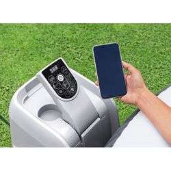Надувной СПА джакузи Bestway Lay-Z-Spa Budapest AirJet 60179 (Grey) Thumb