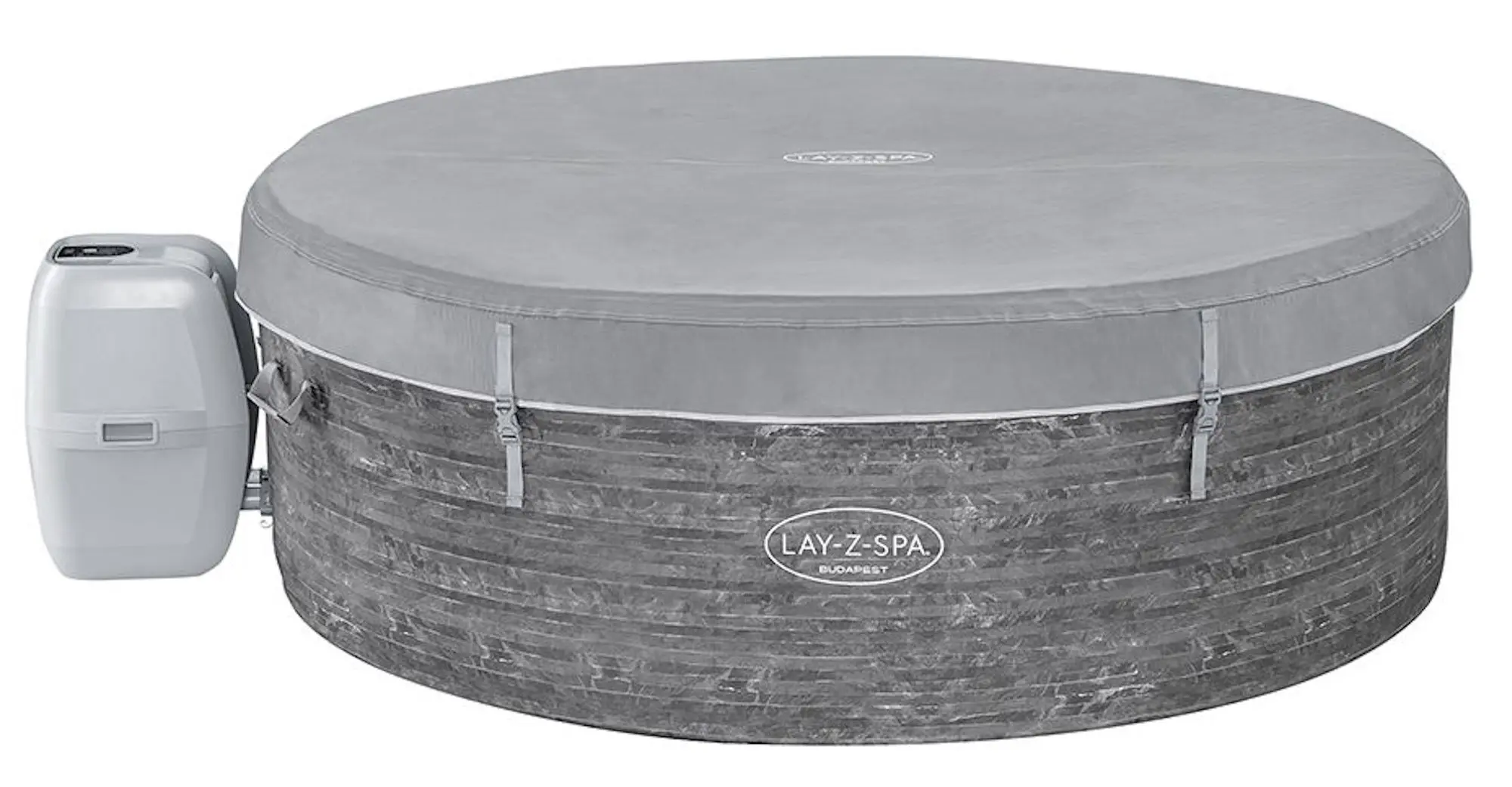 Надувной СПА джакузи Bestway Lay-Z-Spa Budapest AirJet 60179 (Grey) - 10