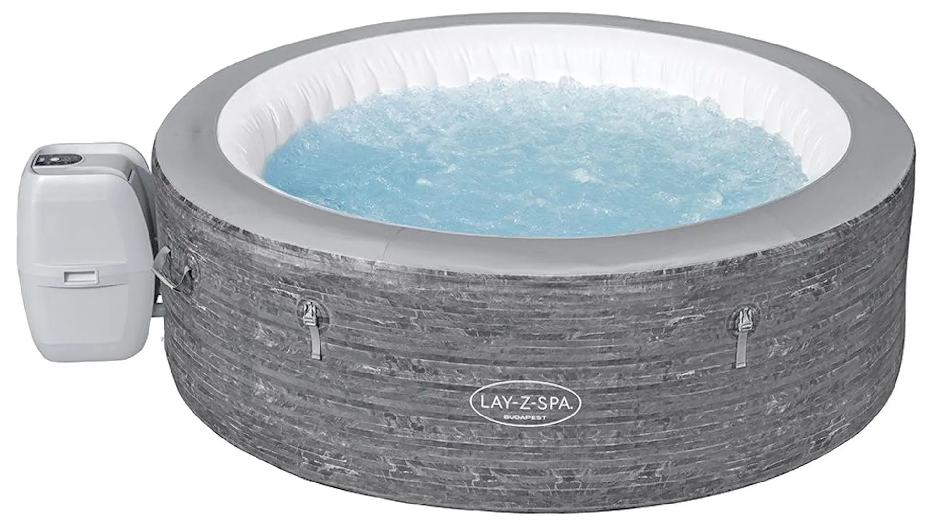 Надувной СПА джакузи Bestway Lay-Z-Spa Budapest AirJet 60179 (Grey)