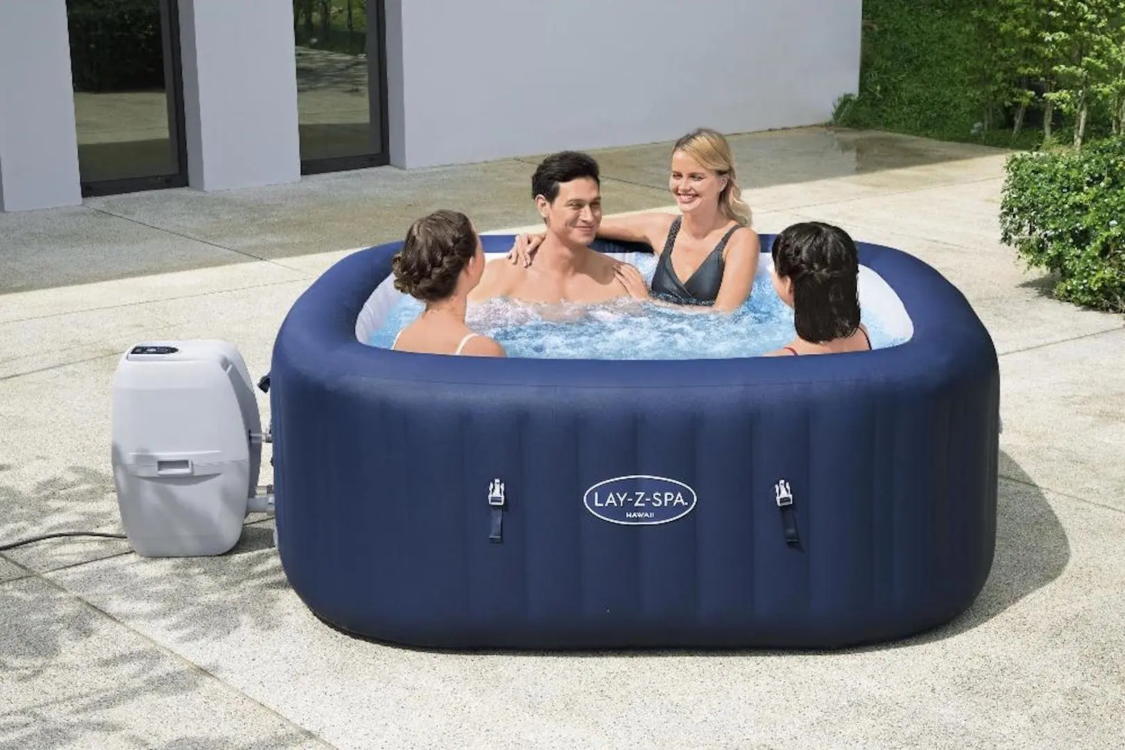 Jacuzzi SPA Bestway Lay-Z-Spa Hawaii AirJet 60021 (Blue) - 12