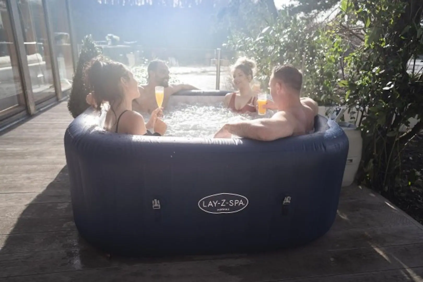 Jacuzzi SPA Bestway Lay-Z-Spa Hawaii AirJet 60021 (Blue) - 13
