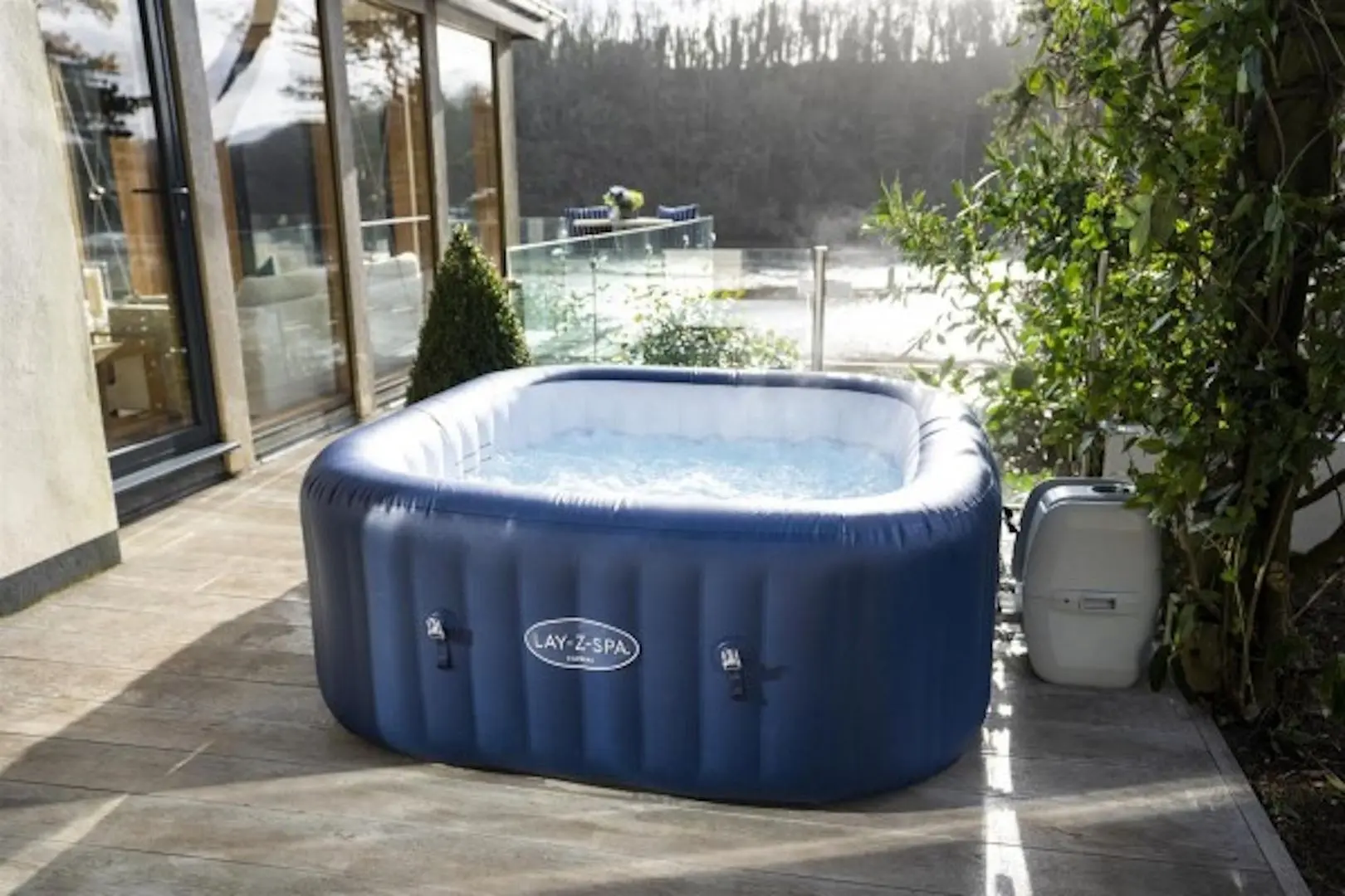 Jacuzzi SPA Bestway Lay-Z-Spa Hawaii AirJet 60021 (Blue) - 14