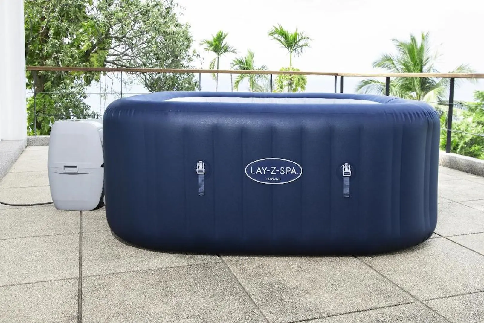 Jacuzzi SPA Bestway Lay-Z-Spa Hawaii AirJet 60021 (Blue) - 15