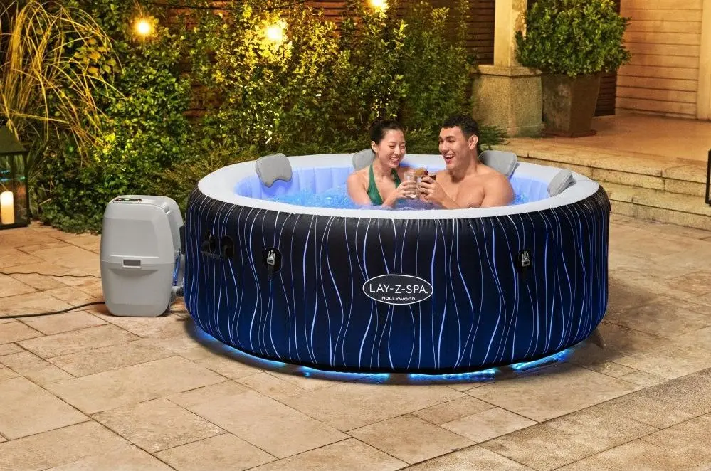 Jacuzzi SPA Bestway Lay-Z-Spa Hollywood AirJet 60059 (Black/White)