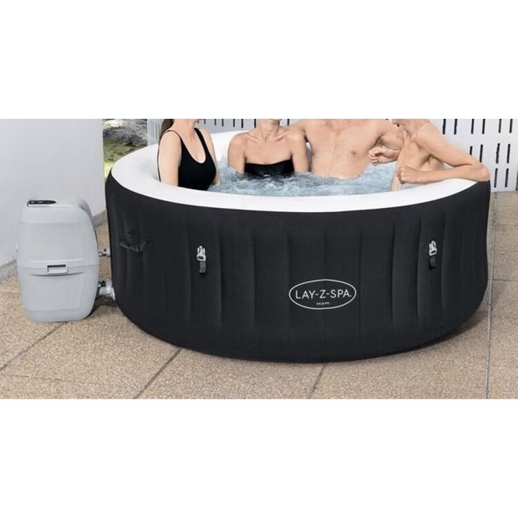 Jacuzzi SPA Bestway Lay-Z-Spa Miami AirJet 60001 (Black/White) cumpără ...
