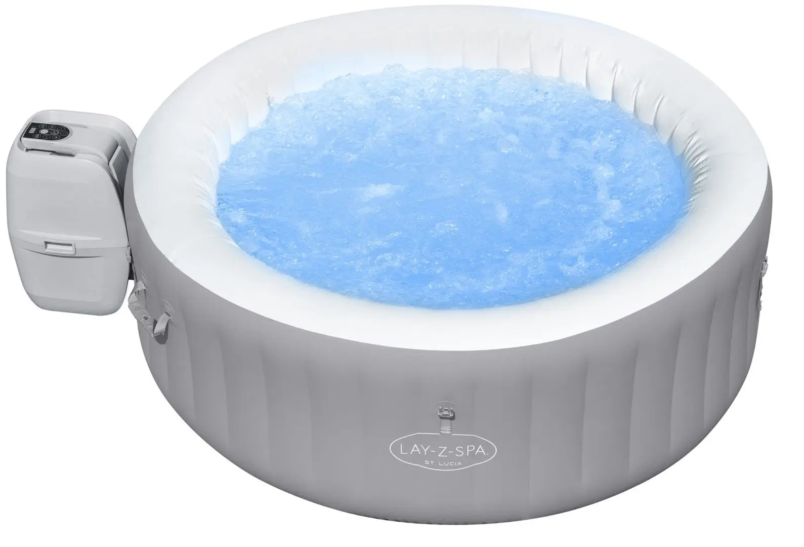 Jacuzzi Bestway Lay-Z-Spa St.Lucia AirJet 60037BW (Grey)