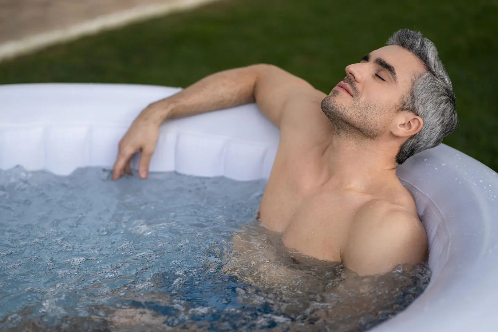 Jacuzzi Bestway Lay-Z-Spa St.Lucia AirJet 60037BW (Grey)