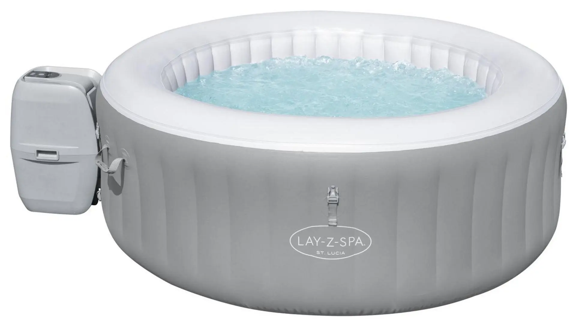 Jacuzzi Bestway Lay-Z-Spa St.Lucia AirJet 60037BW (Grey)