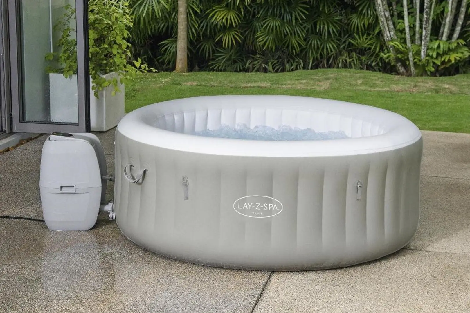 Jacuzzi Bestway Lay-Z-Spa Tahiti AirJet 60007BW (Grey)