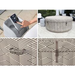 Jacuzzi Bestway Madrid AirJet 60055BW (Brown) Thumb