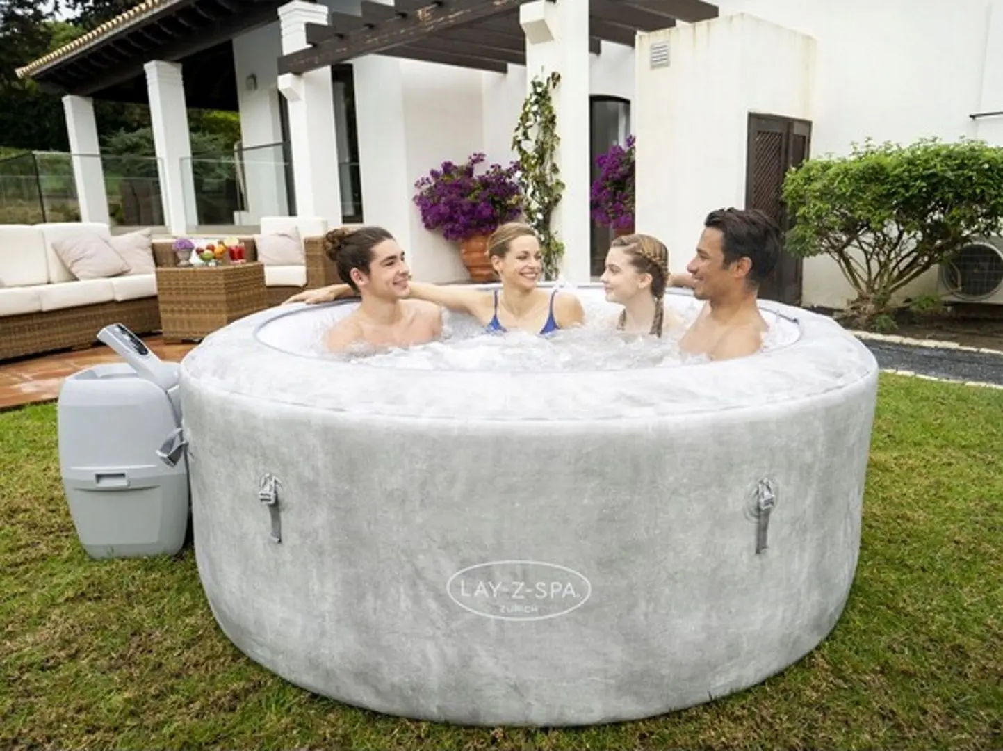 Jacuzzi Bestway Zurich AirJet 60065BW (Grey)