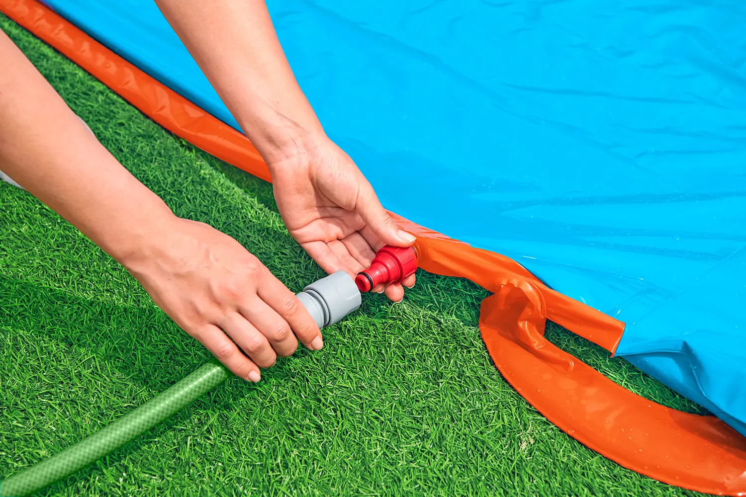 Водная дорожка Bestway H2O GO Tsunami Splash Ramp 52478 (Red/Blue)