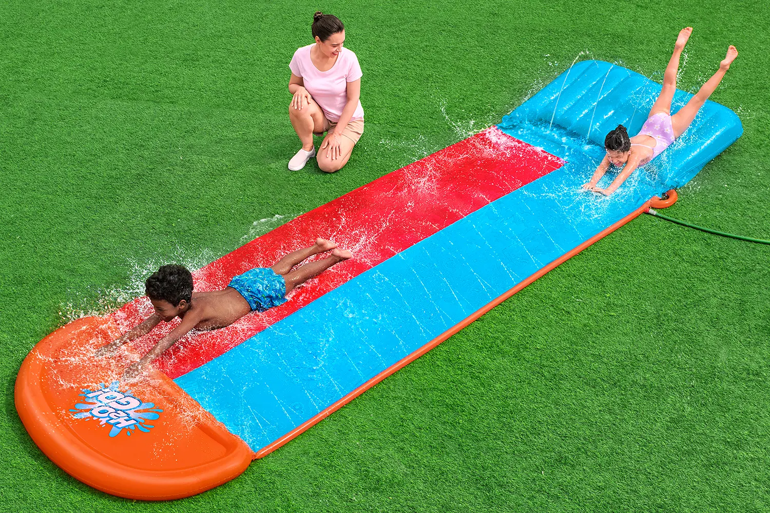 Водная дорожка Bestway H2O GO Tsunami Splash Ramp 52478 (Red/Blue)