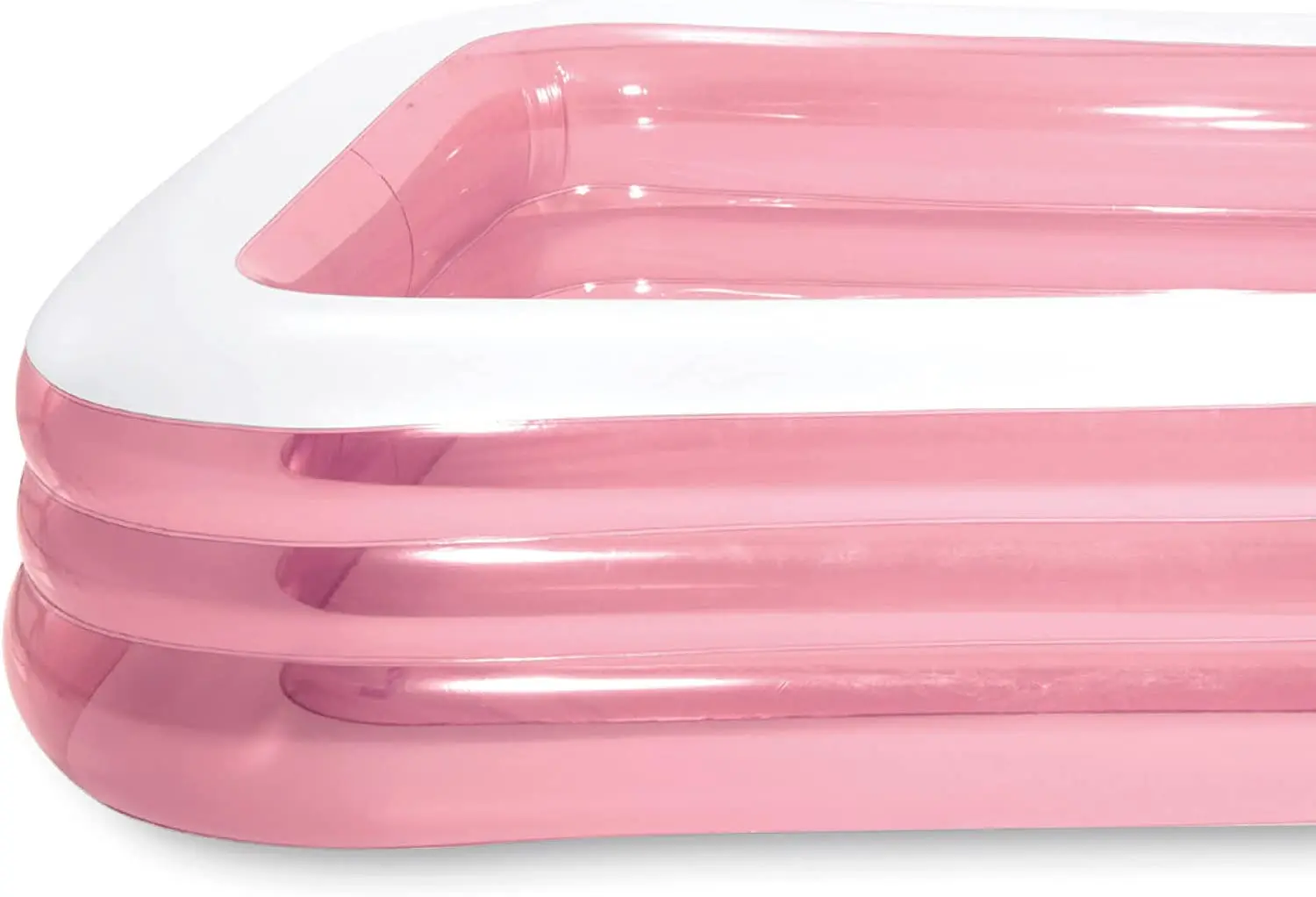 Детский надувной бассейн Intex Bath 58487 (White/Pink)