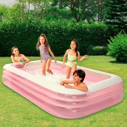Детский надувной бассейн Intex Bath 58487 (White/Pink) Thumb