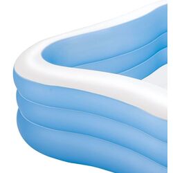 Детский надувной бассейн Intex Beach Wave 57495 (Blue/White) Thumb