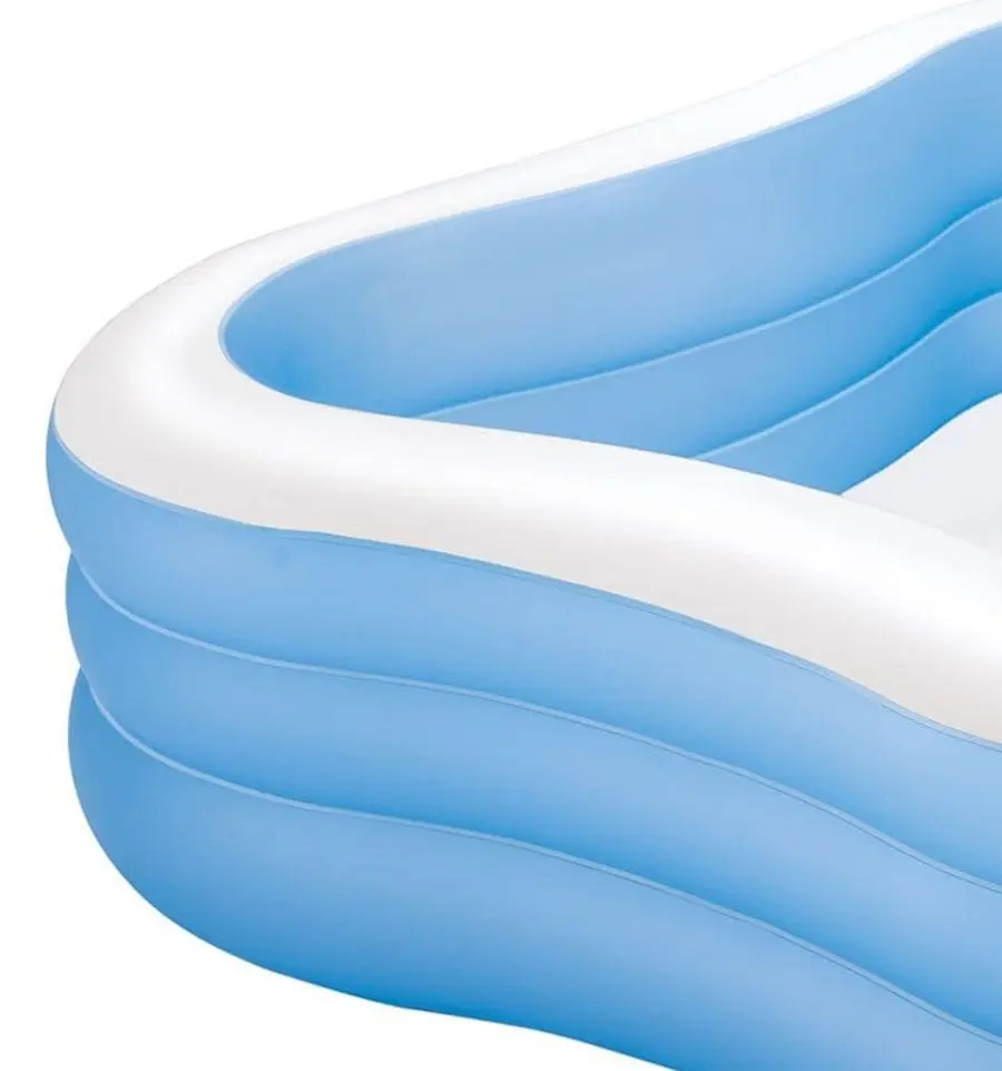 Детский надувной бассейн Intex Beach Wave 57495 (Blue/White)