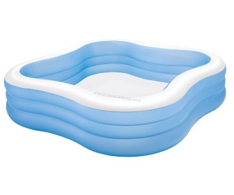 Детский надувной бассейн Intex Beach Wave 57495 (Blue/White)