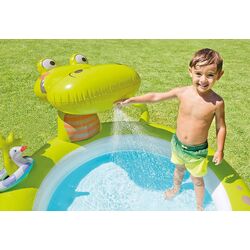 Детский надувной бассейн Intex Crocodile 57431 (Green/Blue) Thumb