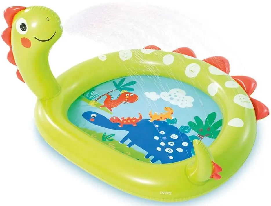 Детский надувной бассейн Intex Dino 58437 (Green)