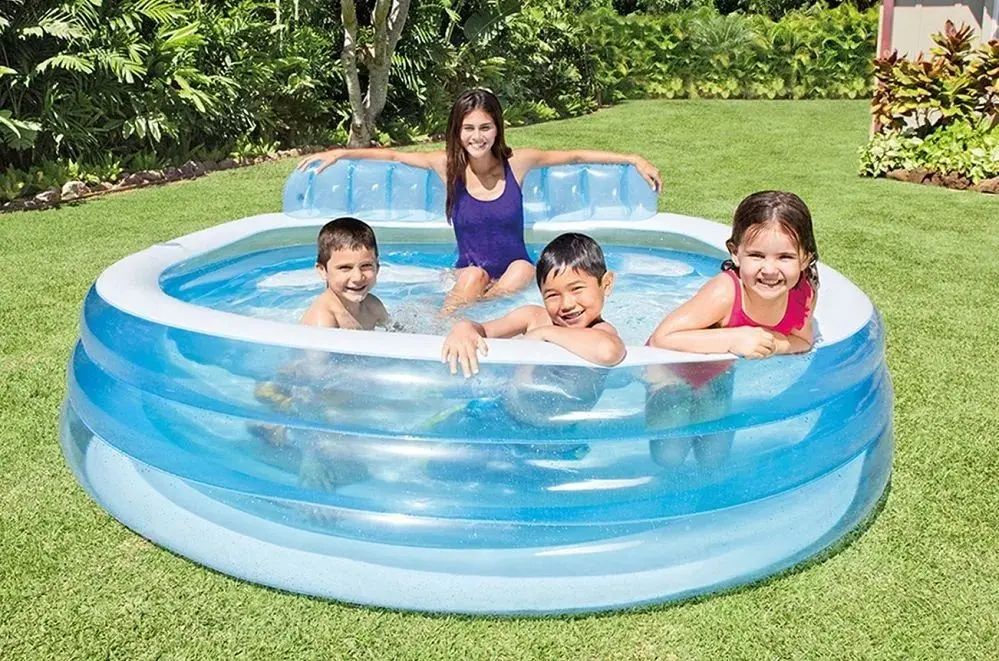 Piscina gonflabila pentru copii Intex Family 57190 (Blue) - 3