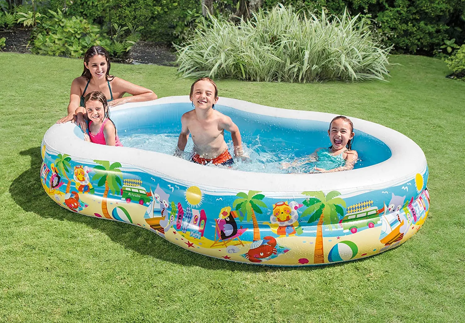Piscina gonflabila pentru copii Intex Lagoon 56490
