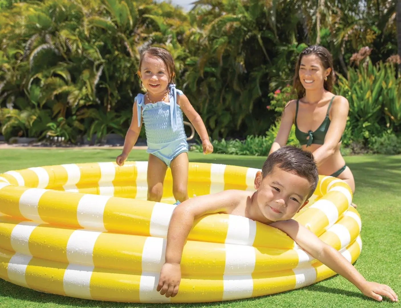 Детский надувной бассейн Intex Lemon Fruit 58432 (Yellow/White)