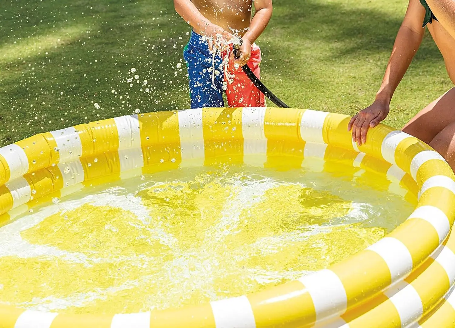 Детский надувной бассейн Intex Lemon Fruit 58432 (Yellow/White)