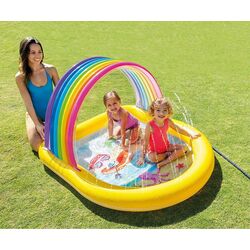 Детский надувной бассейн Intex Rainbow 57156 (Yellow) Thumb
