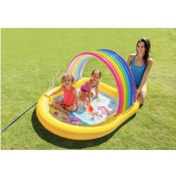 Детский надувной бассейн Intex Rainbow (Yellow) Thumb