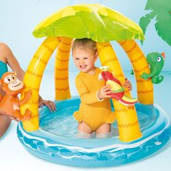 Piscina gonflabila pentru copii Intex Tropical Island 58417 (Blue/Yellow) Thumb