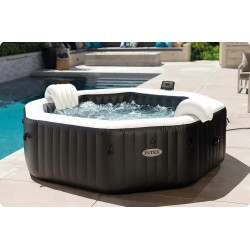 Надувное СПА джакузи Intex 28458-Z (Black/White) Thumb