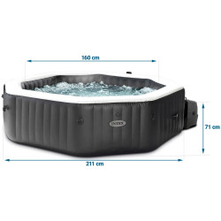Jacuzzi SPA gonflabil Intex 28462-Z (Black/White) Thumb