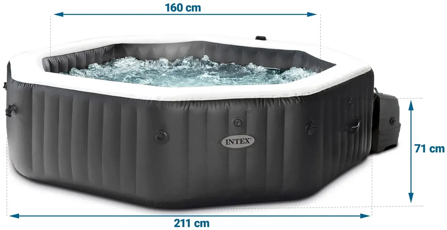 Jacuzzi SPA gonflabil Intex 28462-Z (Black/White) - 3
