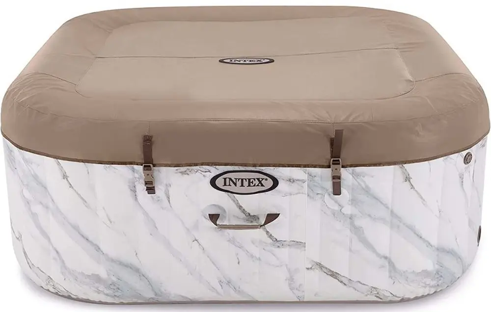 Jacuzzi SPA gonflabil Intex Calacatta Dual Zone Deluxe 28464 (White/Brown) - 2
